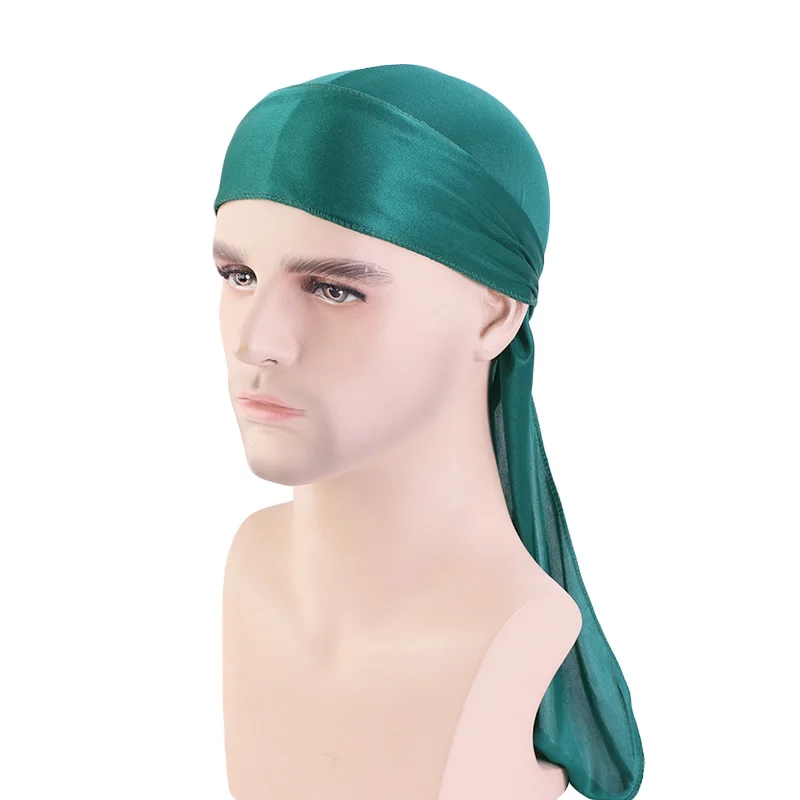 Мужская шелковая дышащая шапка Durag в стиле хип-хоп Du Doo Rag Wings атласная Байкерская