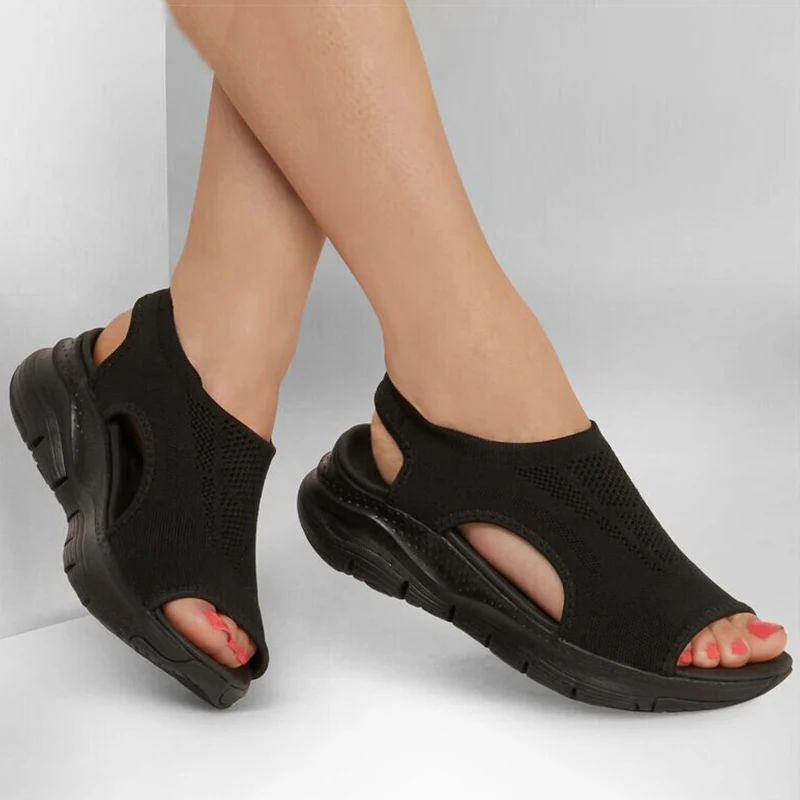 

Women Sandals Casual Wedges Sandalias Mujer 2022 New Summer Shoes Women Heels Sandals Platform Peep Toe Wedges Chaussure Femme