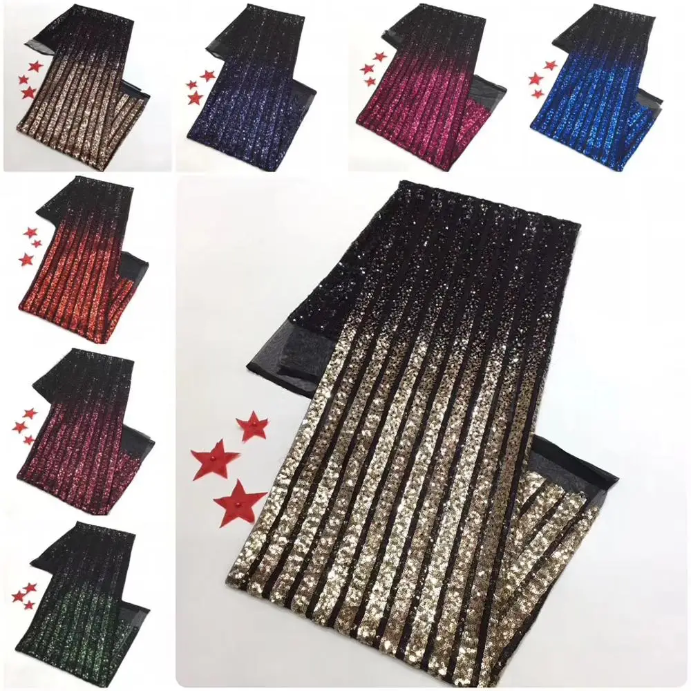 

NaXiu High Quality Sequins Lace Fabric African Lace Fabric Wholesale Lace French Lace Fabric Beautiful Gold Color Tulle Lace