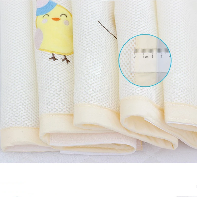 Летние сетчатые бамперы для детской кроватки дышащие защиты головы Комплект