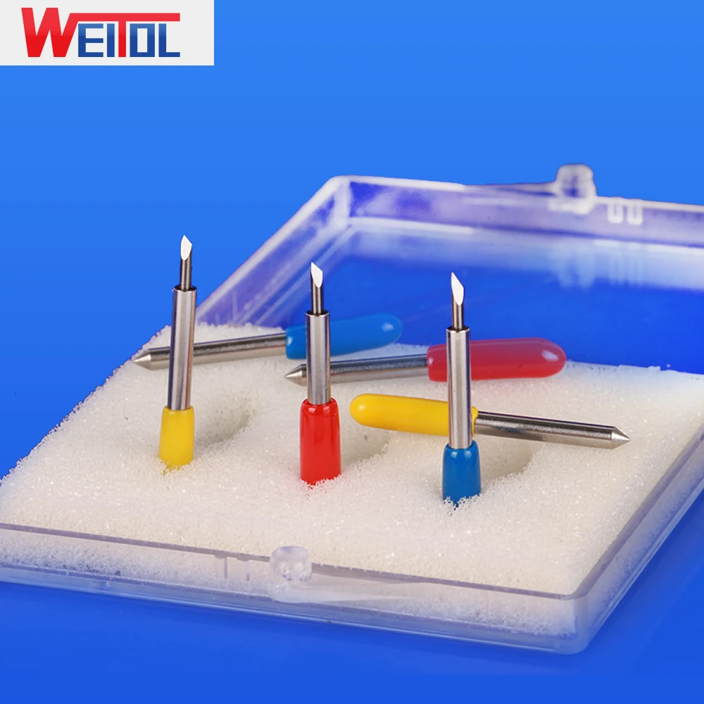 

Weitol free shipping 5pcs/lot Roland plotter blades cutter 30/45/60 degree carbide plotter vinyl cutter tools cutting tools