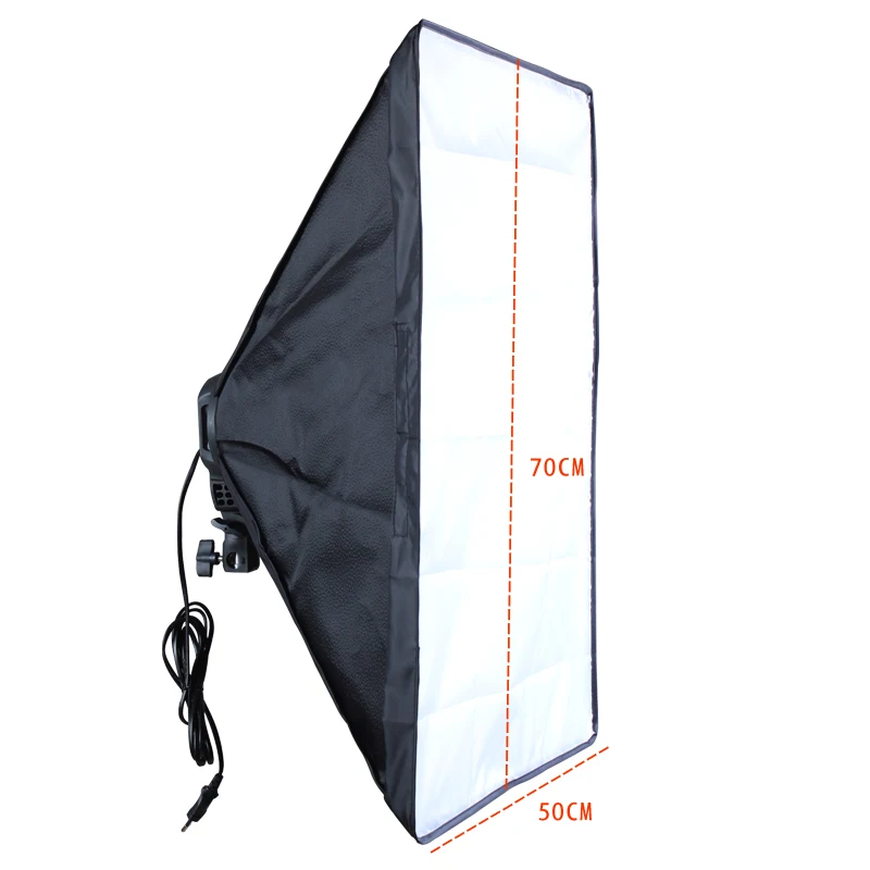 Софтбокс для студийной фотосъемки 50*70 см рассеиватель непрерысветильник 4 в 1