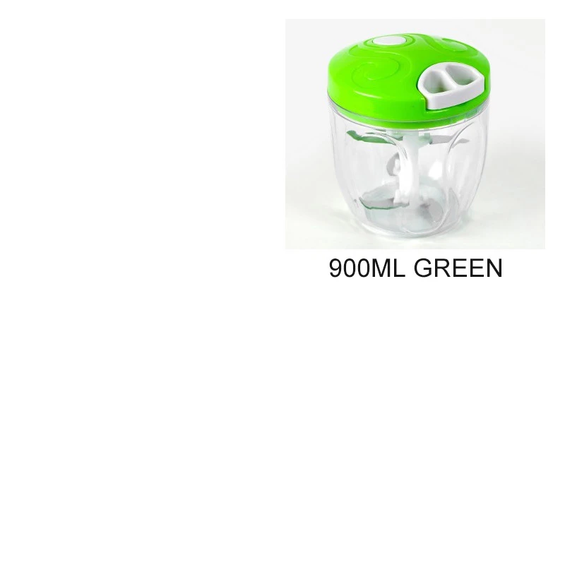 900ML GREEN Мощность ful ручной мясорубки ручной Мощность Еда измельчитель Мясорубка блендер миксер чтобы нарезать мясо фрукты овощи орехи трав мясорубка мясорубка электрическая измельчитель электрический электромясорубка блендер - Цвет: 900ML GREEN