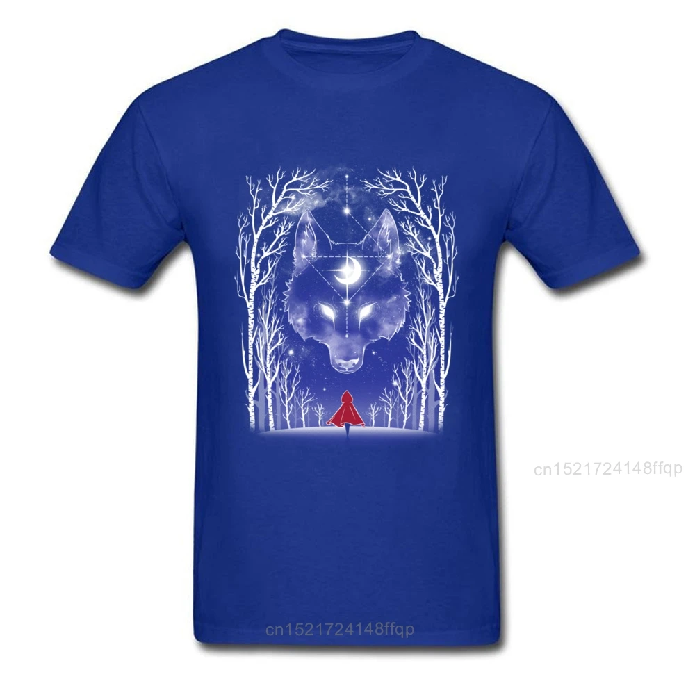 Созвездие культ 2018 мужские футболки Звездная Красная Шапочка Сказка Волк Луна