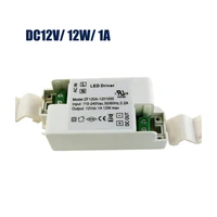 10pcslot 12v 12w led driver for led strip lighting power supply high quality lighting transformers 12v 1a power supply adapter