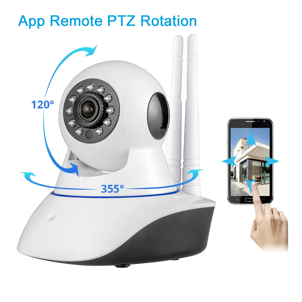 KERUI беспроводная WiFi HD ip-камера GSM домашняя охранная сигнализация камера ночного видения Дистанционное Наблюдение монитор