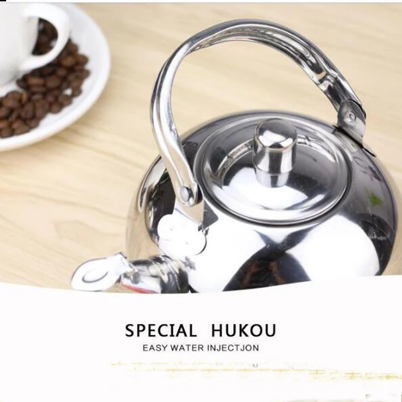 Толстый чайник из нержавеющей стали чайный горшок с чайным фильтром для кофе