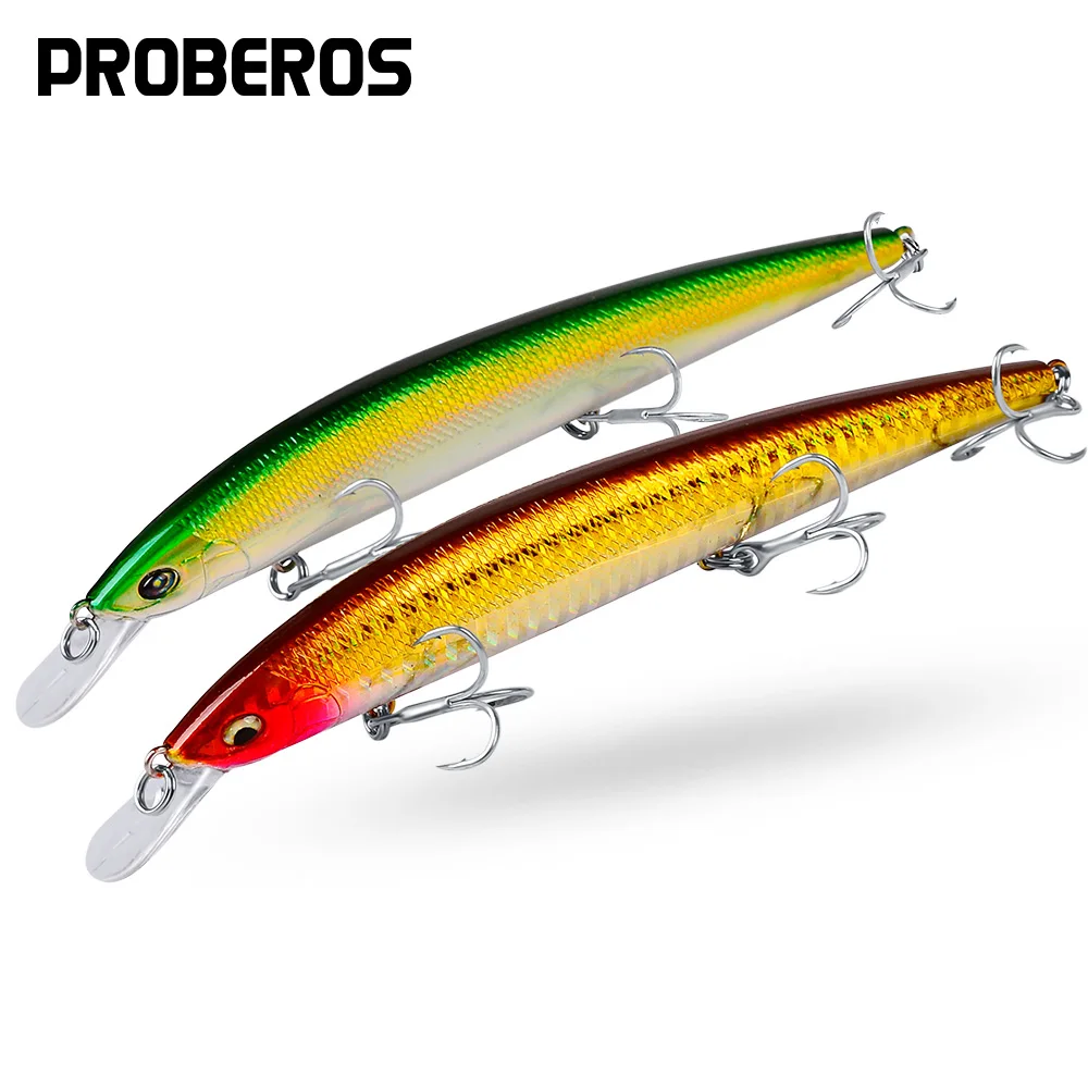 

PROBEROS 1 шт. приманка в виде гольяна 18,5 г/15 см 9 г/11,5 см, рыболовные приманки, искусственная жесткая приманка, шумные воблеры, плавающая приманка ...