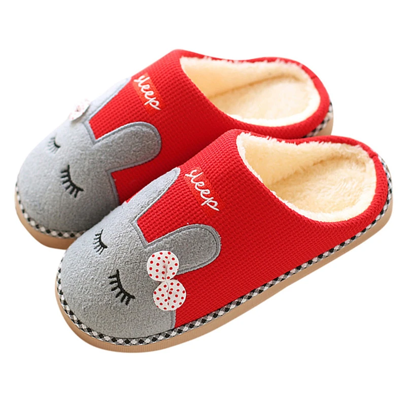 

Women Slippers Cartoon Winter Fur House Slippers Indoor Outdoor Plush Ladies Shoes Women Couple Zapatillas Mujer Warm Slides A40