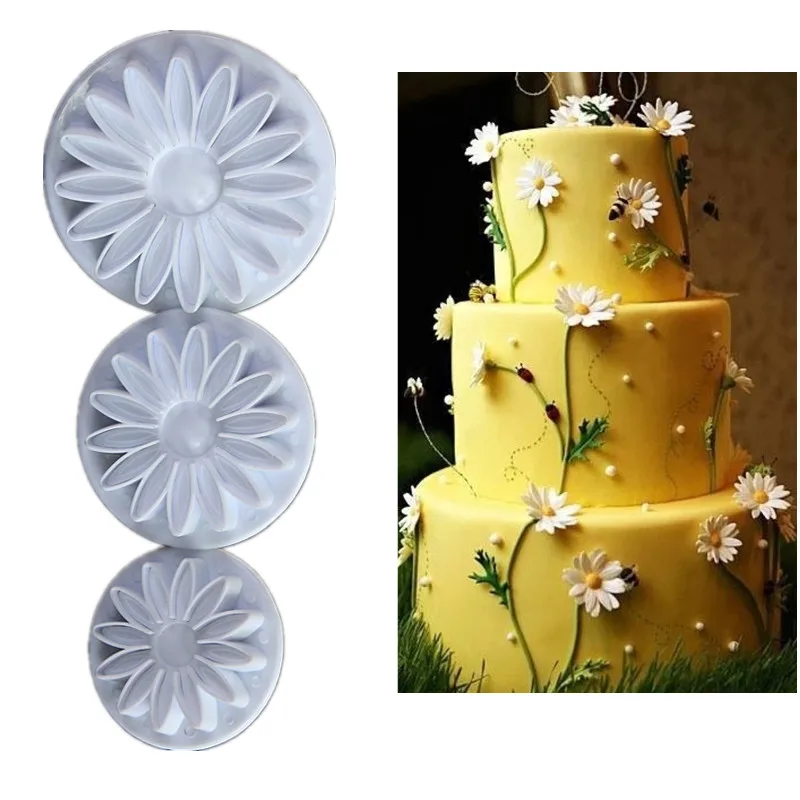 

3 шт., стандартная форма для печенья, печенья, выпечки, форма «сделай сам», 3D инструменты для украшения тортов, набор цветов