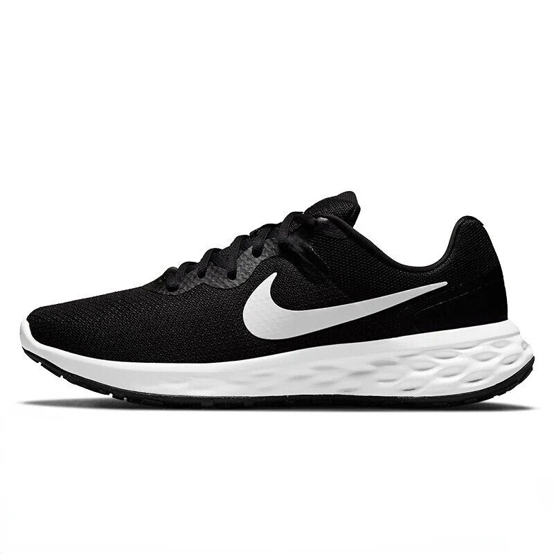 

NIKE Men's Running Shoes Cushioning and Breathable REVOLUTION 6 NEXT NATURE Sneakers DC3728-003 Black Size 42