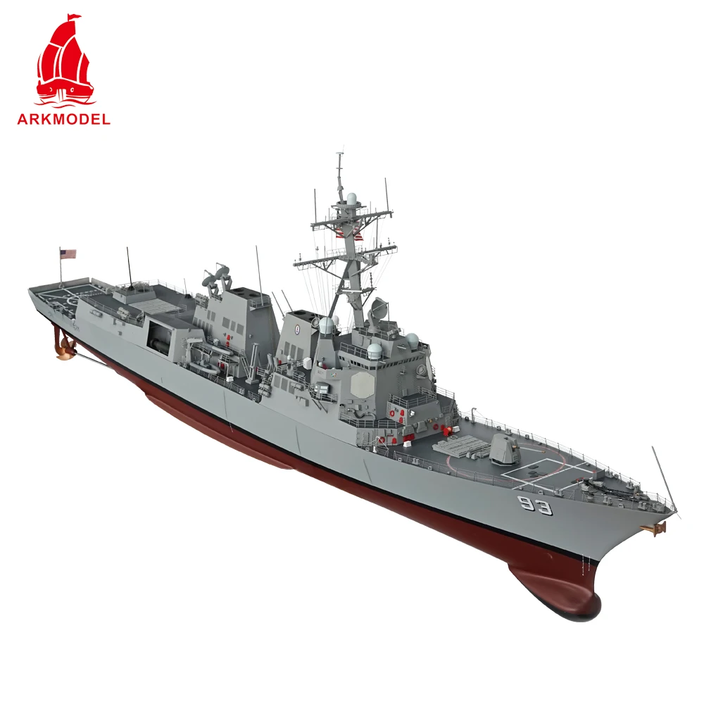 Модель масштаба корабля Arkmodel 1/96 адмирал Арли Берк класс ракет эсминцев Второй