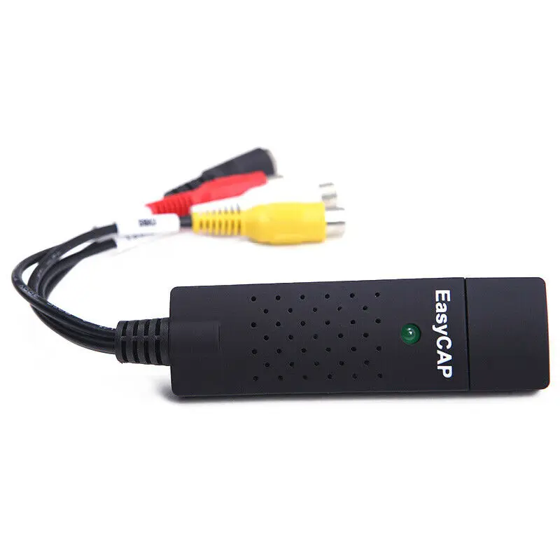 

Кабель-адаптер USB EasyCAP 2,0, захват Аудио-Видео, карта захвата, Windows 7, 8