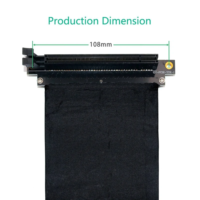 PCI Express E 3 0 16X удлинитель гибкий высокоскоростной (25 см 90 градусов)|Платы