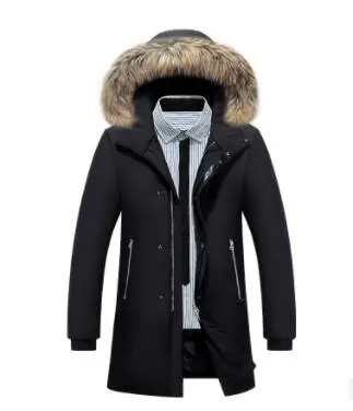 Черный new all-net explosion models outdoor casual men's clothing men's down jacket men's down jacket - Цвет: Черный