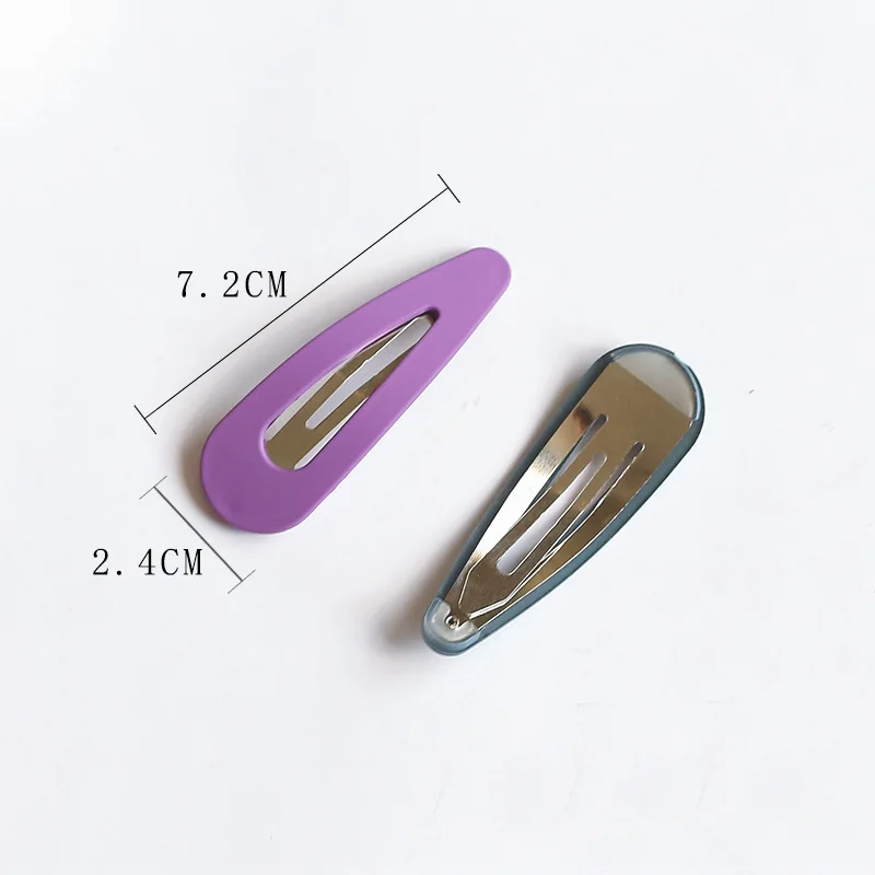 

1pcs Sweet scrub girl BB clip bangs clip simple fashion side clip wild temperament word clip card hair accessories