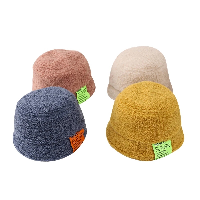 

Kids Hat Wool Solid Color Beanie For Baby Boys Girls Winter Cloth Standard Warm Basin Hat Fisherman's Hat