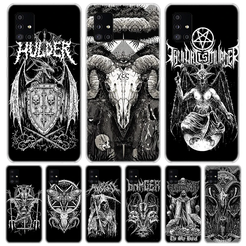 Сатановая Коза сатана дьявол для Samsung Galaxy A51 A50 A71 A70 чехол телефона A40 A41 A30 A31 A20E A21S A10