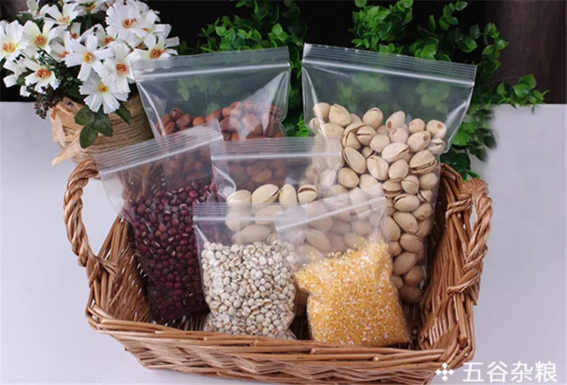 Прозрачные мешки на молнии 50 шт. многоразовые пакеты для хранения ювелирных