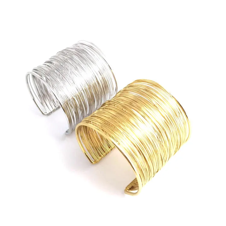 

Fashion New Jewelry Open Wire Bracelet Hand Chain Golden Birthday Gift Festival To Send Wife Surprises