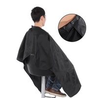 1pcs professional waterproof black salon hair cut hairdressing barbers antistatic cape gown adult children modeling tools apron