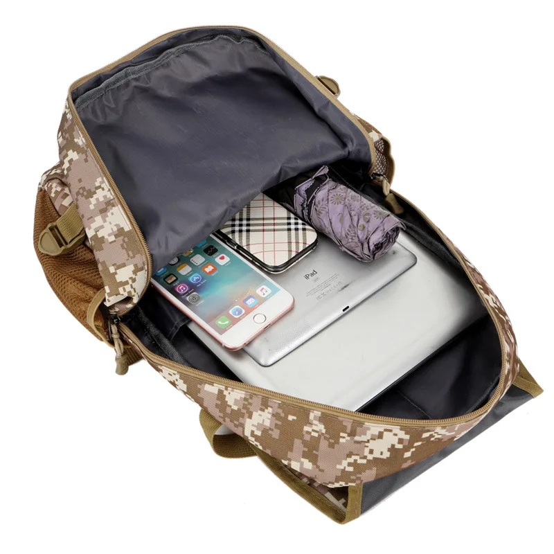 

Camouflage Tactical Back Bag 35L Outdoor Mountaineering Bag Travel Backpack Backpack Sports Backpack Men
