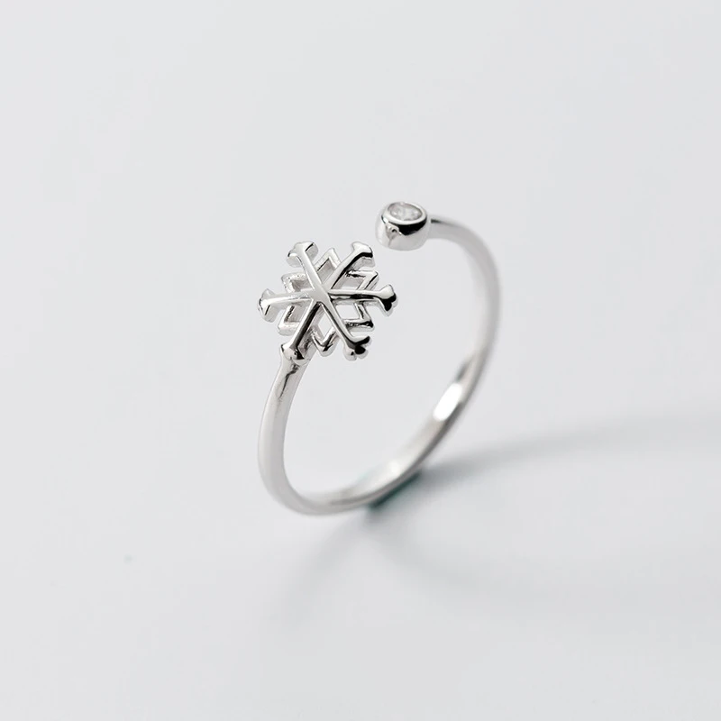 Кольцо женское из серебра 100% пробы с фианитом 5/6/7 дюймов | Украшения и аксессуары