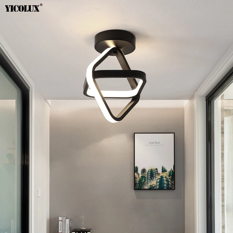 Современные светодиодные потолочные светильники для прихожей балкона круглые