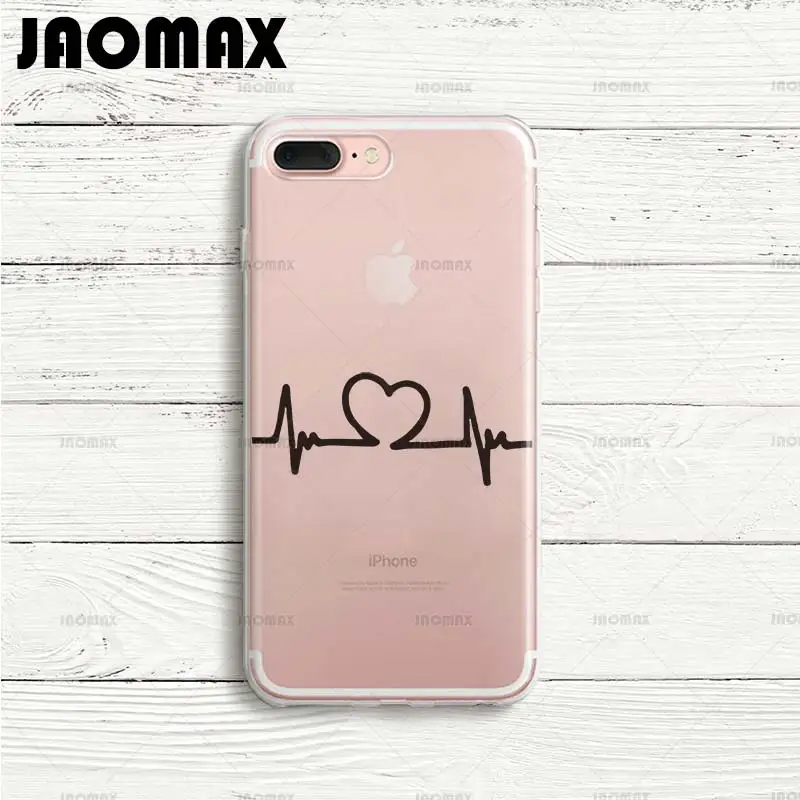 Jaomax Couple Amen Cruz Amor Jesus Phone Case for iPhone 11 pro max 7 Plus Xs 6S 5 SE Transparent Silicone Protective Cover | Мобильные