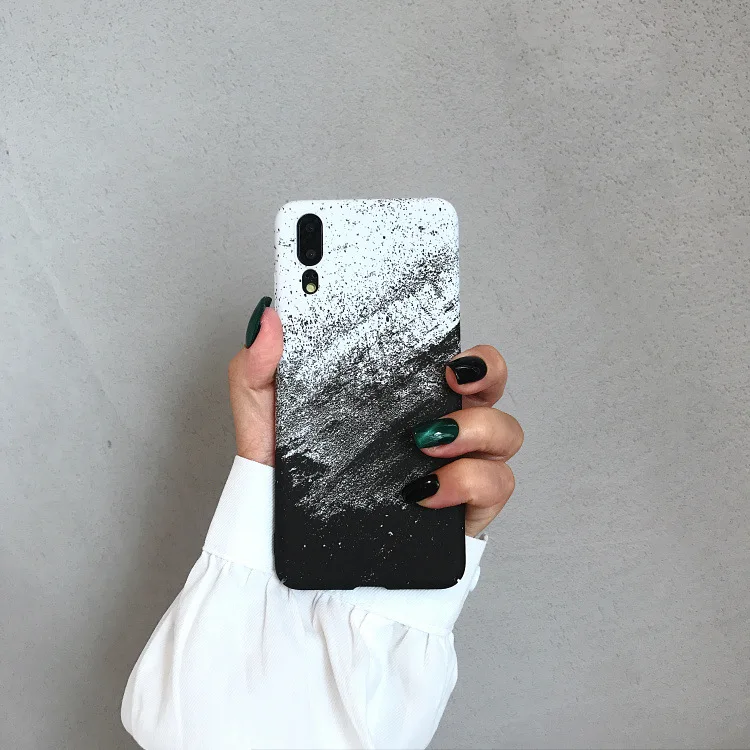 Чехол с абстрактным рисунком для Xiaomi Mi 6 A2 8 SE 9 Note 3 Жесткий на заднюю панель модным