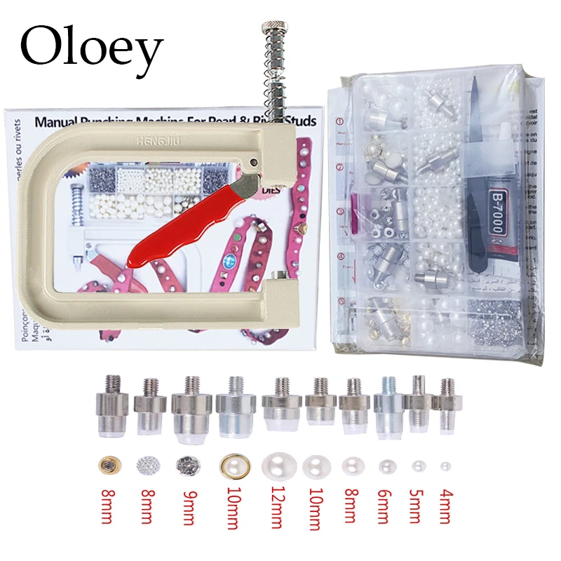 1 компл./лот ручная машина для изготовления бусин с прицеплением одежды бусина