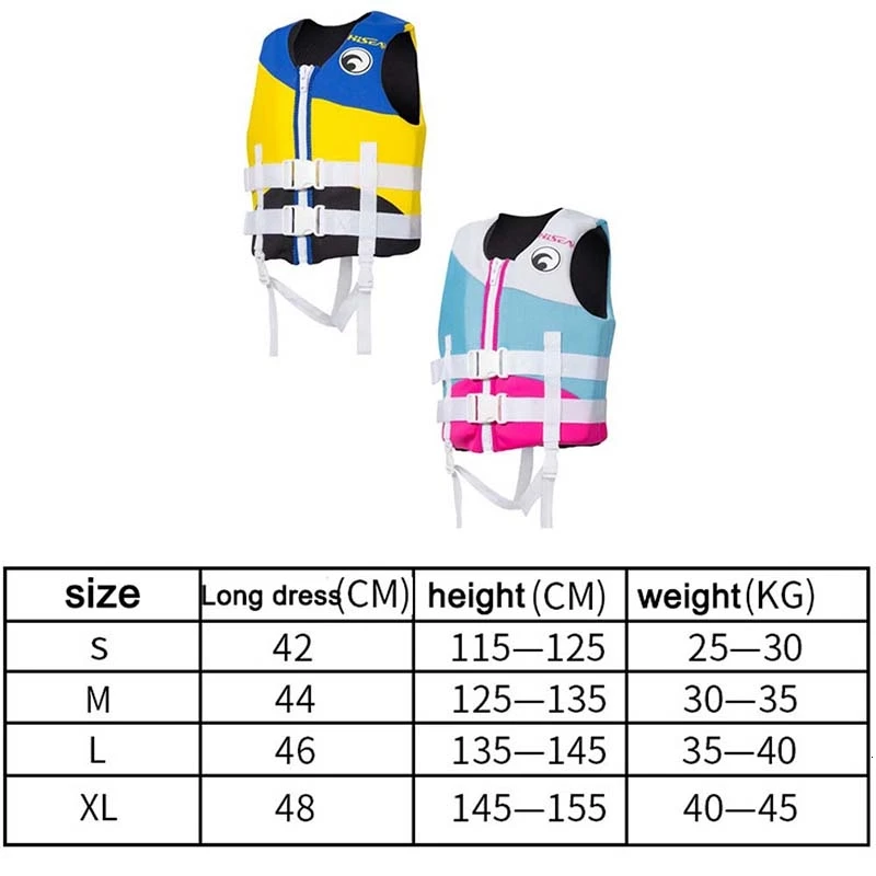 Спасательный жилет Hisea для детей спортивный спасательный плавания серфинга