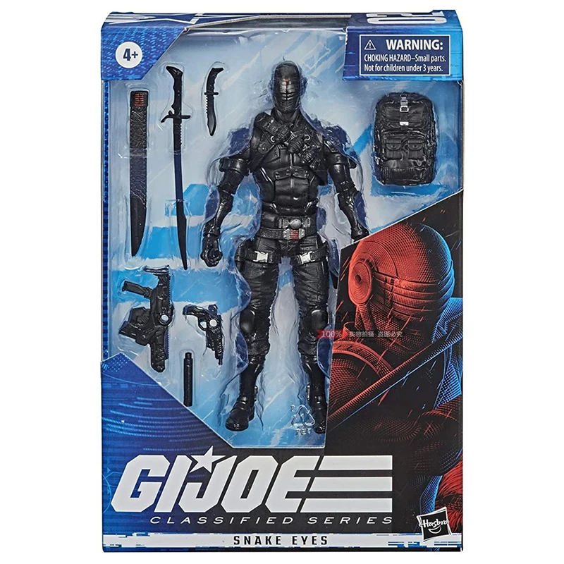 

Hasbro Original Anime G.i. Joe Snake Eyes Destro 6 Inch Action Figure Garage Kit Collectible for Boysmodel Toys