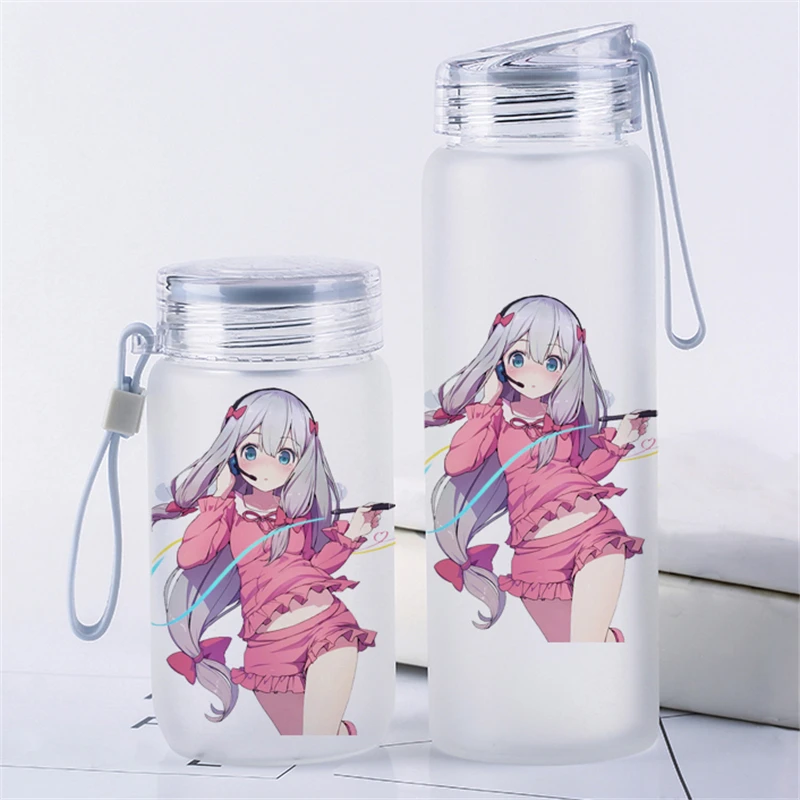 1 шт. портативная стеклянная бутылка для воды Eromanga Sensei аниме Izumi Sagiri чашка