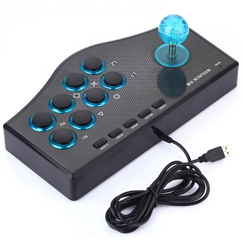 Проводной игровой контроллер USB качающийся джойстик аркадный USBF для PS3