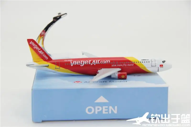 16 см модель самолета вьетнамских авиаперевозок вьетнамского авиационного VietJet