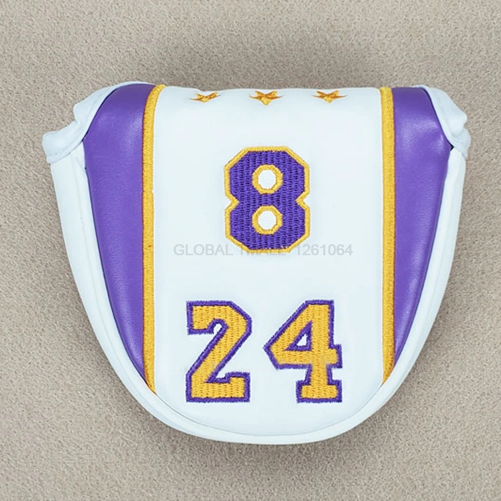 

Golf Headcover Pu Leather Golf Club Head Covers Superstar Basketball Player Kobe Anniversary Jersey Club Head Covers Golfer Gift