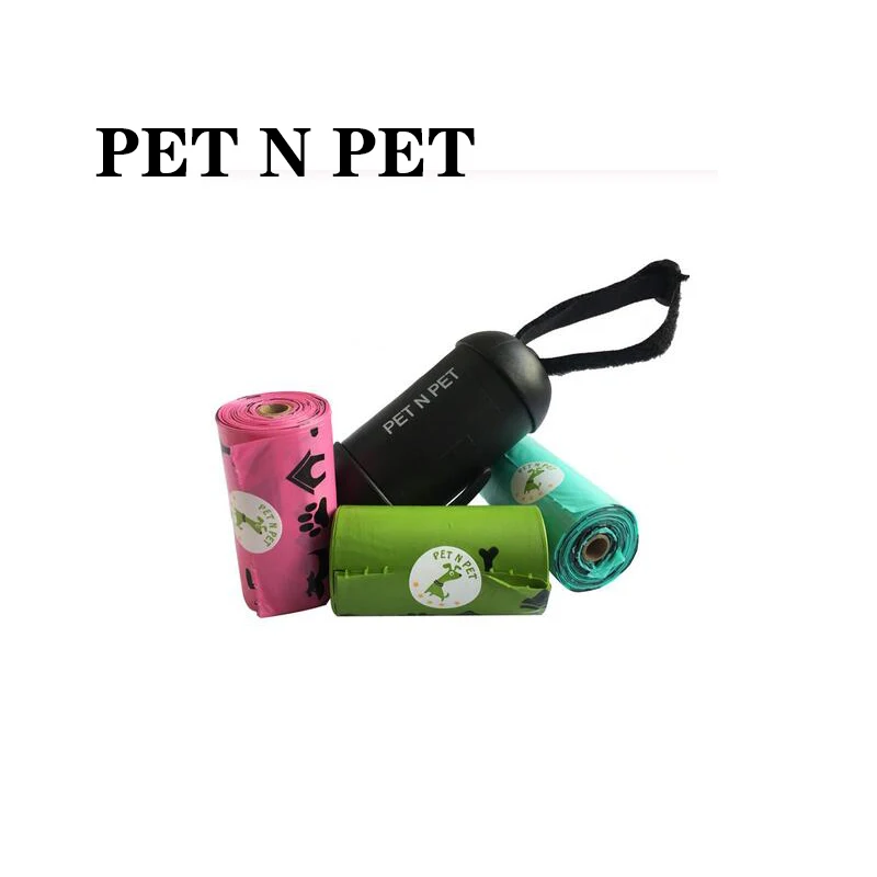 Сумки для домашних животных 3 рулона с 1 дозатором экологически чистые мешки