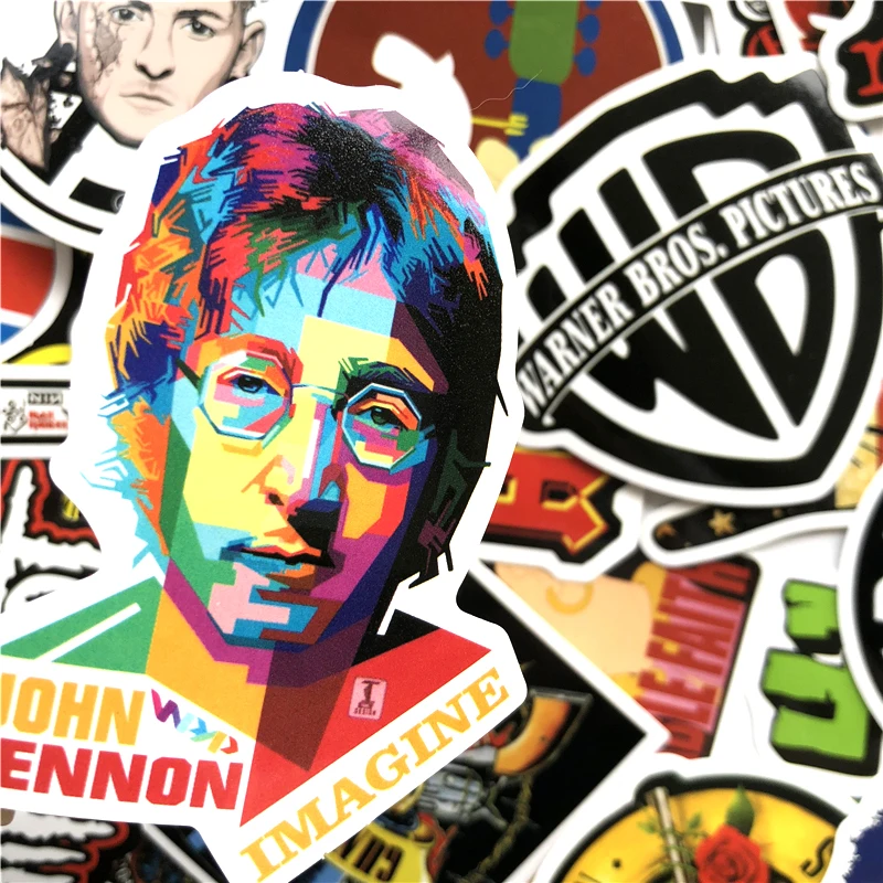 110 шт Наклейка в стиле рок музыка Ретро группа граффити наклейки JDM для DIY гитары