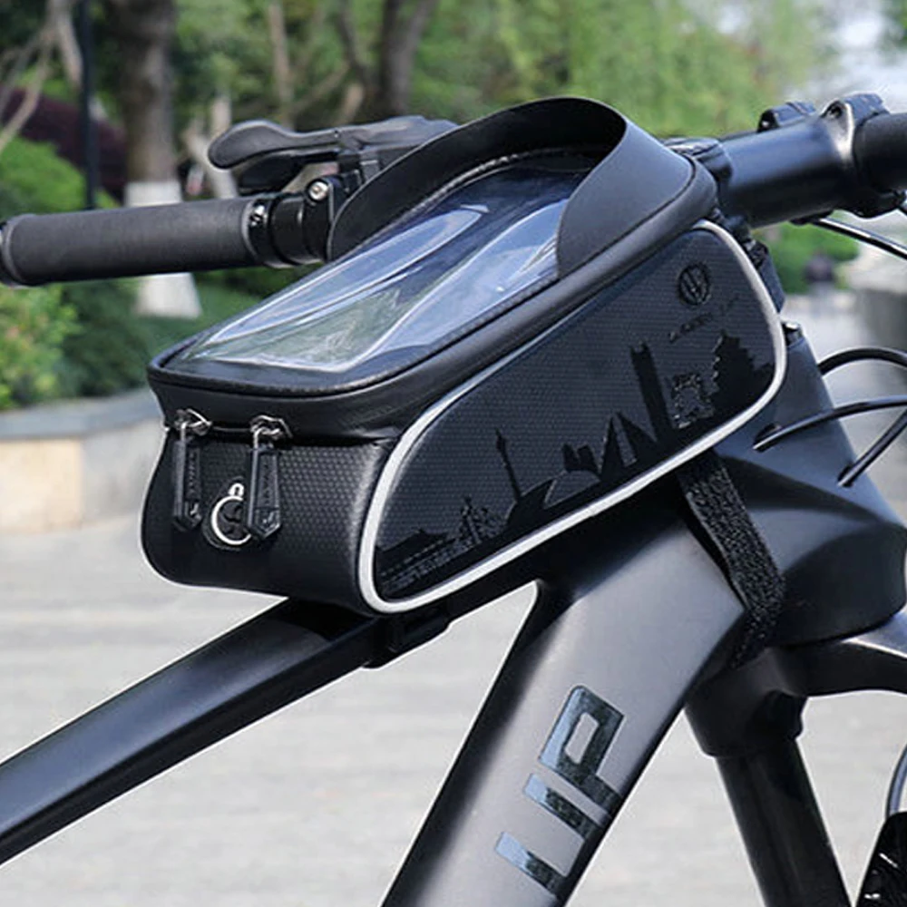 YeSKOO передняя рама велосипеда сумка для 6 дюймов мобильный телефон непромокаемые