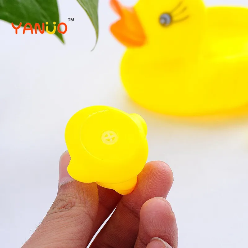 YANUO резиновая игрушка утки детские игрушки резиновые желтые Утки Семья 4 шт