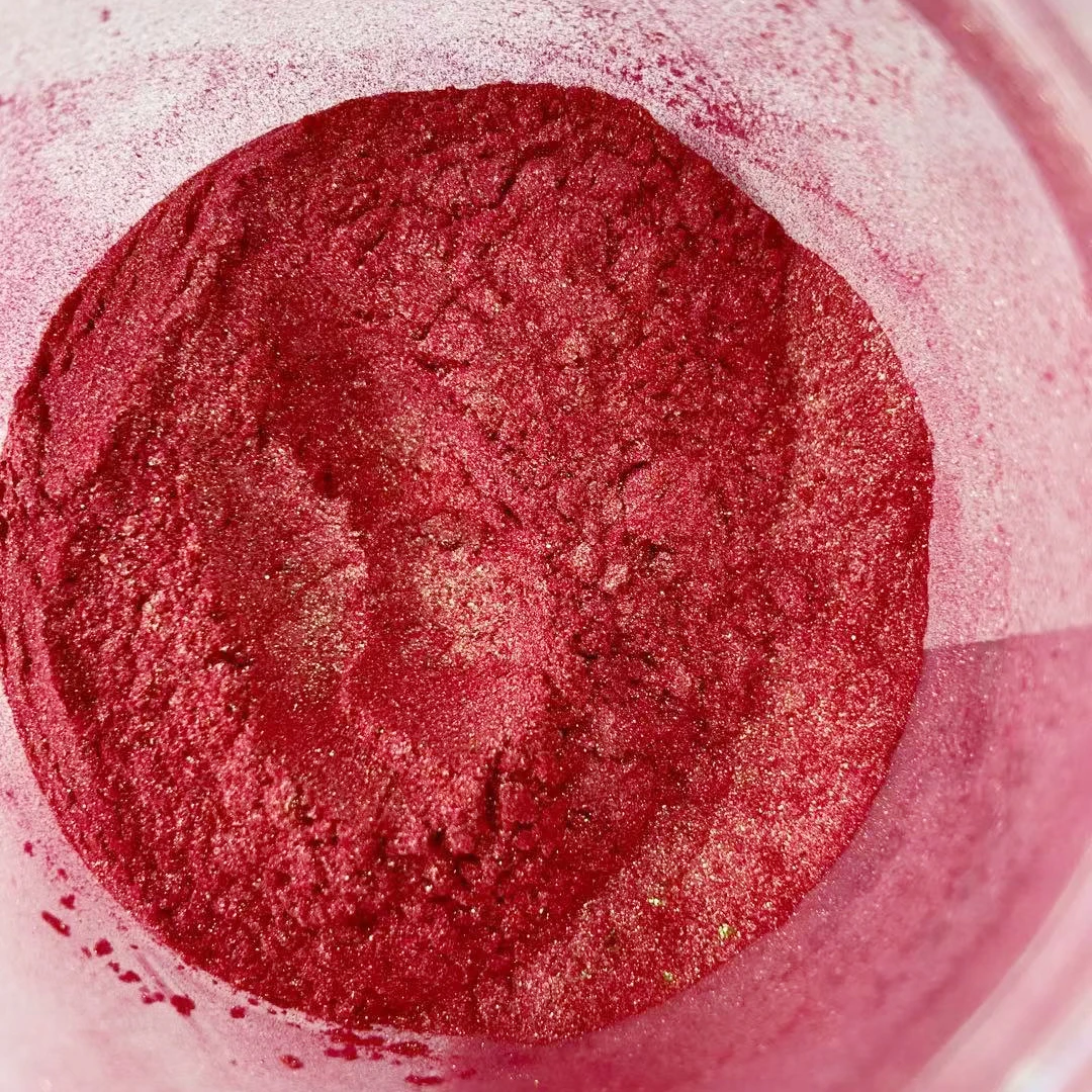 Красный жемчужная пудра минеральная слюдяной порошковый пигмент акриловая