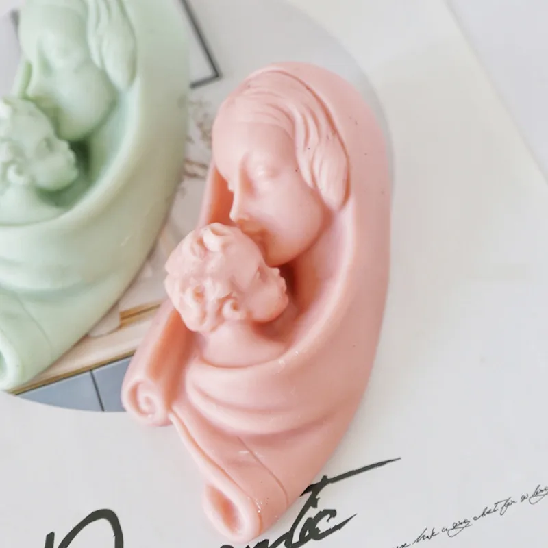 

Mother and Baby Angel Plaster Silicone Molds Mother Holding Baby Love Mom Craft Silicone Soap Mold Silicone Handmade Soap Mold