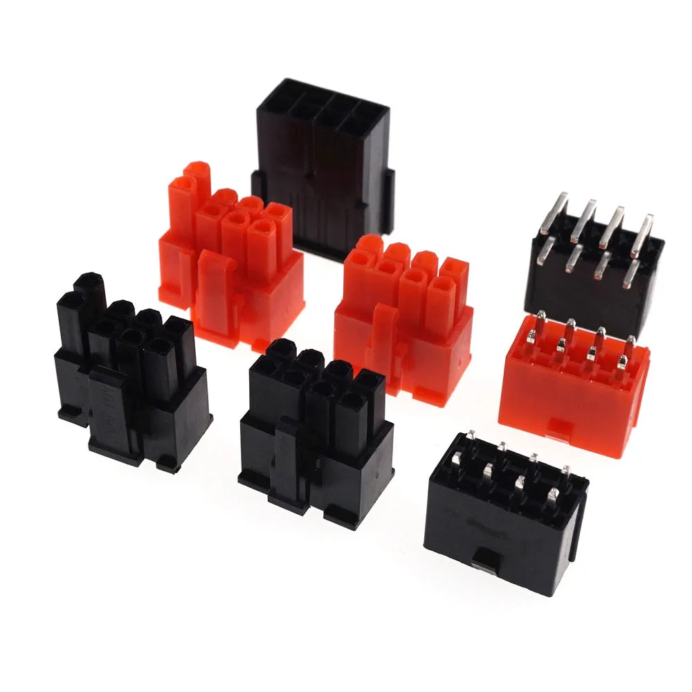 5 шт. 4 2 мм GPU 8 Pin гнездовой разъем для разъема типа мама PCI Express E PCIe видеокарта