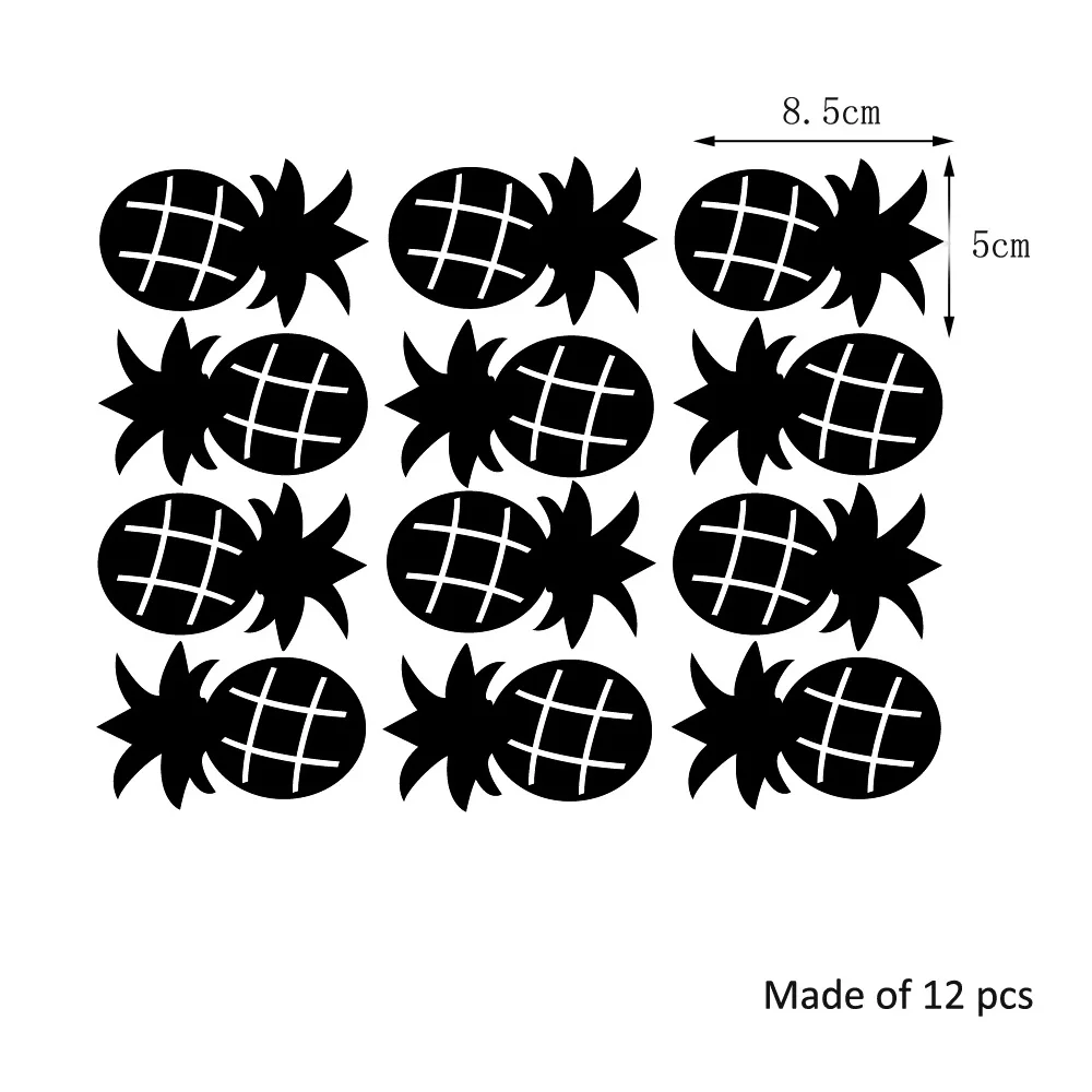 12 шт./лот детские комнаты украшенные экологичными фруктовыми ананасовыми