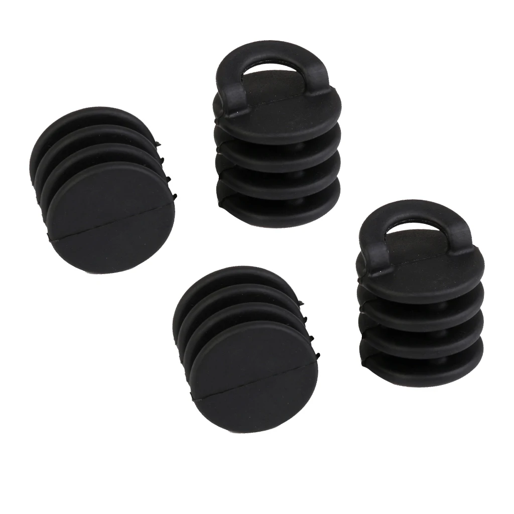 

4 x Large/Small Kayak Canoe Boat Fishing Rubber Boat Scuppers Stopper Plugs Bungs Drain Hole Replacement Accessories