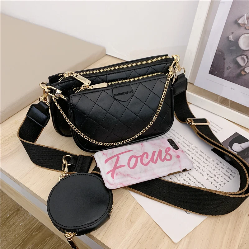 Комплект из 3 предметов дизайнерские Брендовые женские сумки кожаные 2019