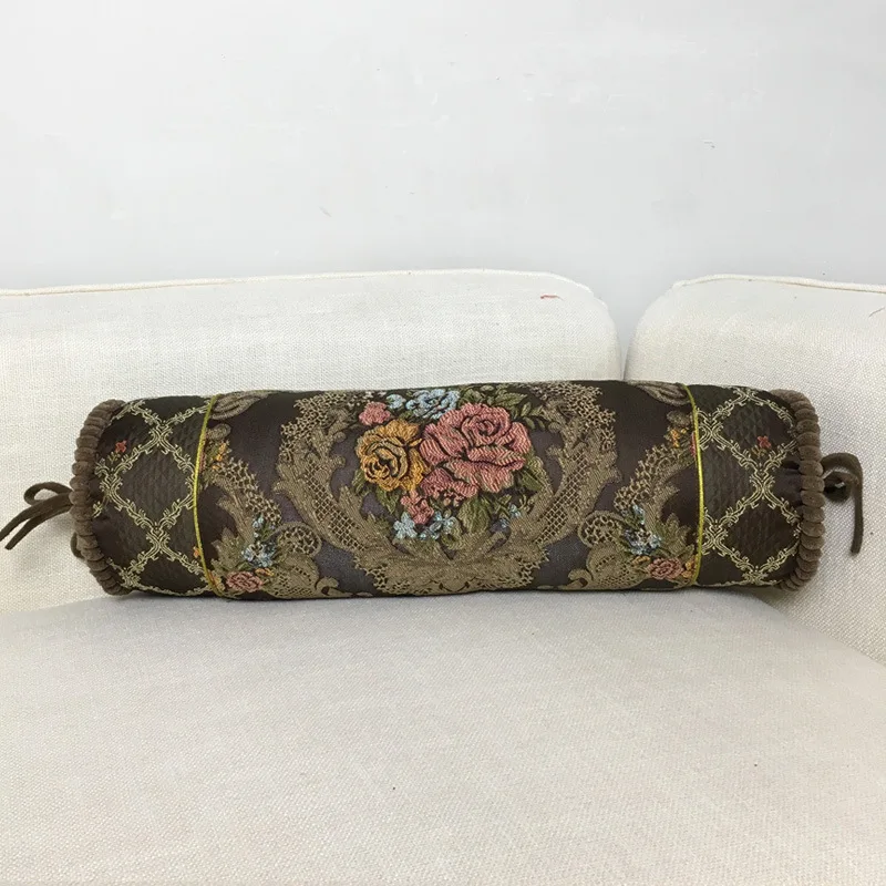 Hot Sale 1 pcs 50x15cm European embroidery Cushion Cover And Pillow Case For Office Chair Back Sofa Throw TSU03 | Дом и сад