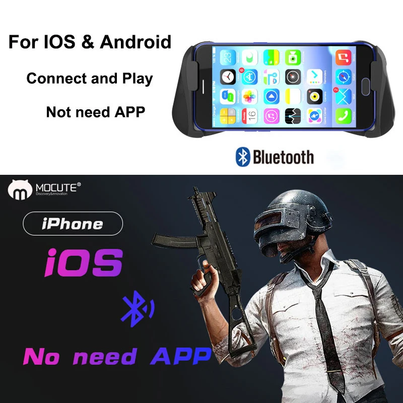 Геймпад для смартфона PUBG с триггерами и поддержкой Bluetooth 4 0|Геймпады| |