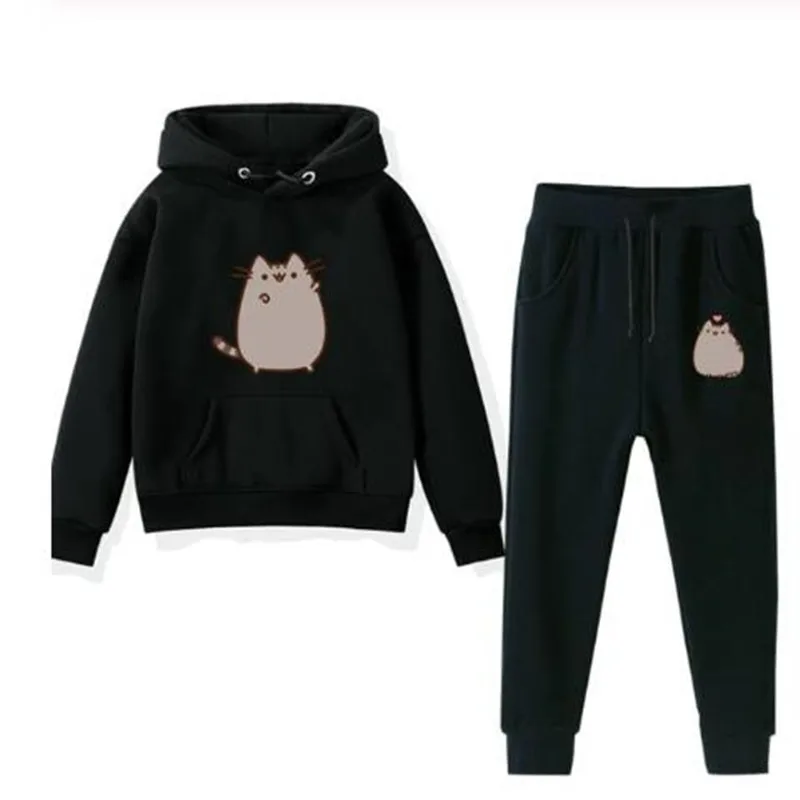 Комплект спортивной одежды pusheen для маленьких мальчиков и девочек комплекты